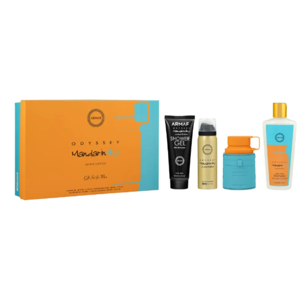 3571 KIT ARMAF ODYSSEY MANDARIN SKY EDP 100ML 4PZS - Imagen 1
